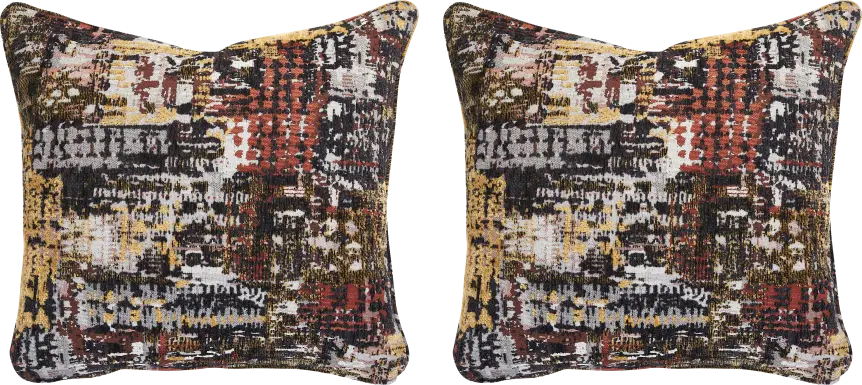 Clarita Yellow Accent Pillow, Set of 2