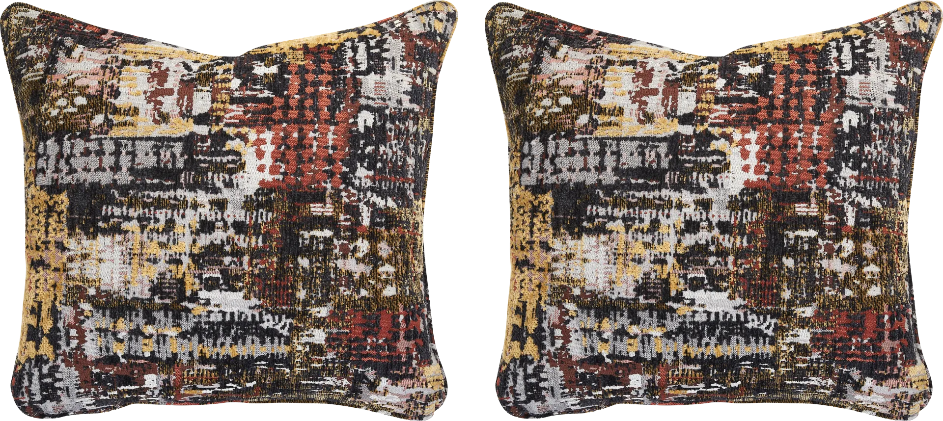 Clarita Yellow Accent Pillow, Set of 2 - Image 1