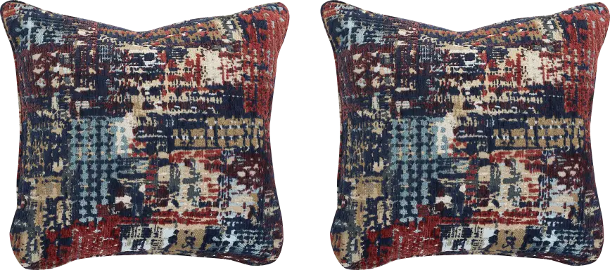 Clarita Red Accent Pillow, Set of 2