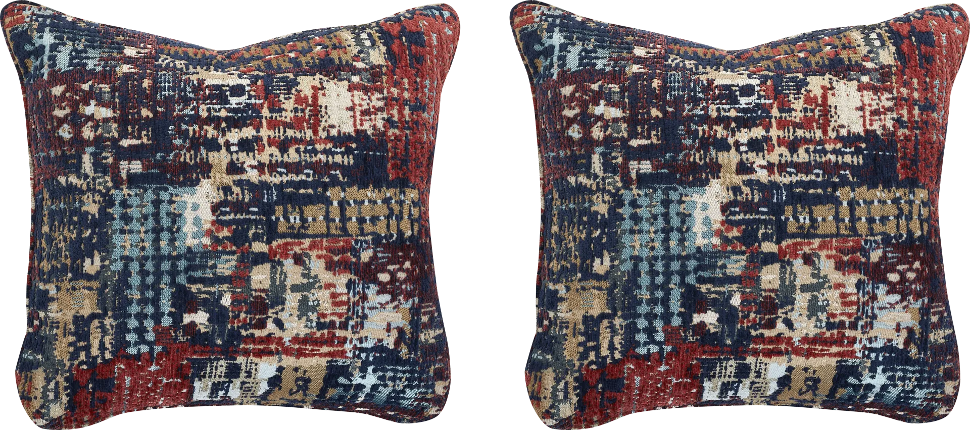 Clarita Red Accent Pillow, Set of 2 - Image 1