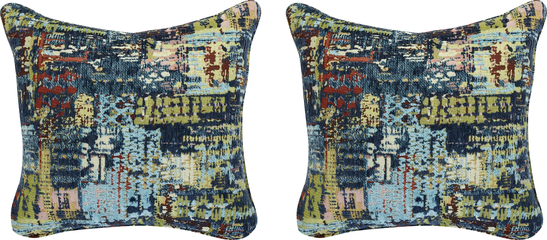 Clarita Blue Accent Pillow, Set of 2 - Image 1
