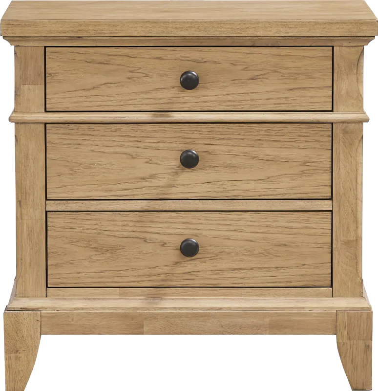Springville Natural Nightstand