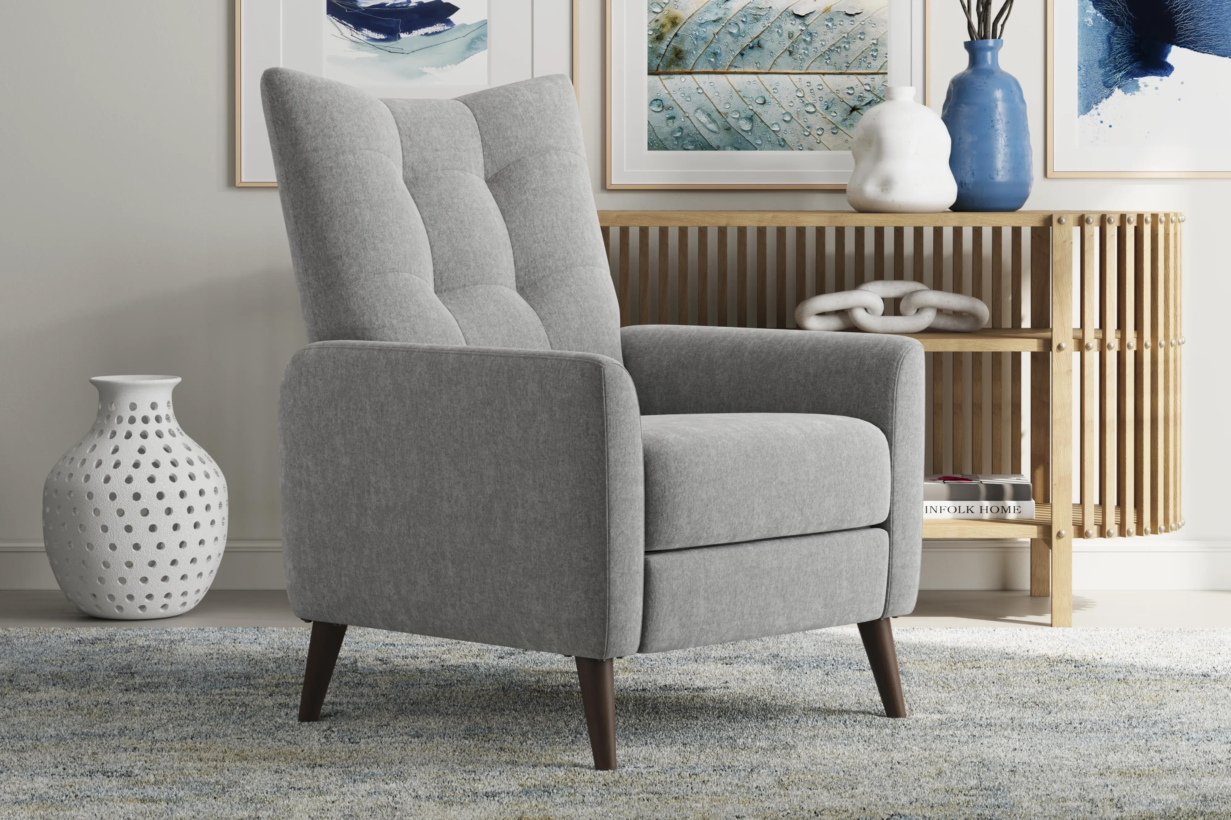 Bethany Ash Push Back Recliner - Thumbnail - Image 3