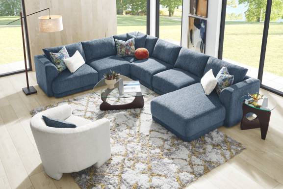 Navy 6 Pc ModularFour