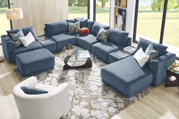 Navy 9 Pc ModularFour