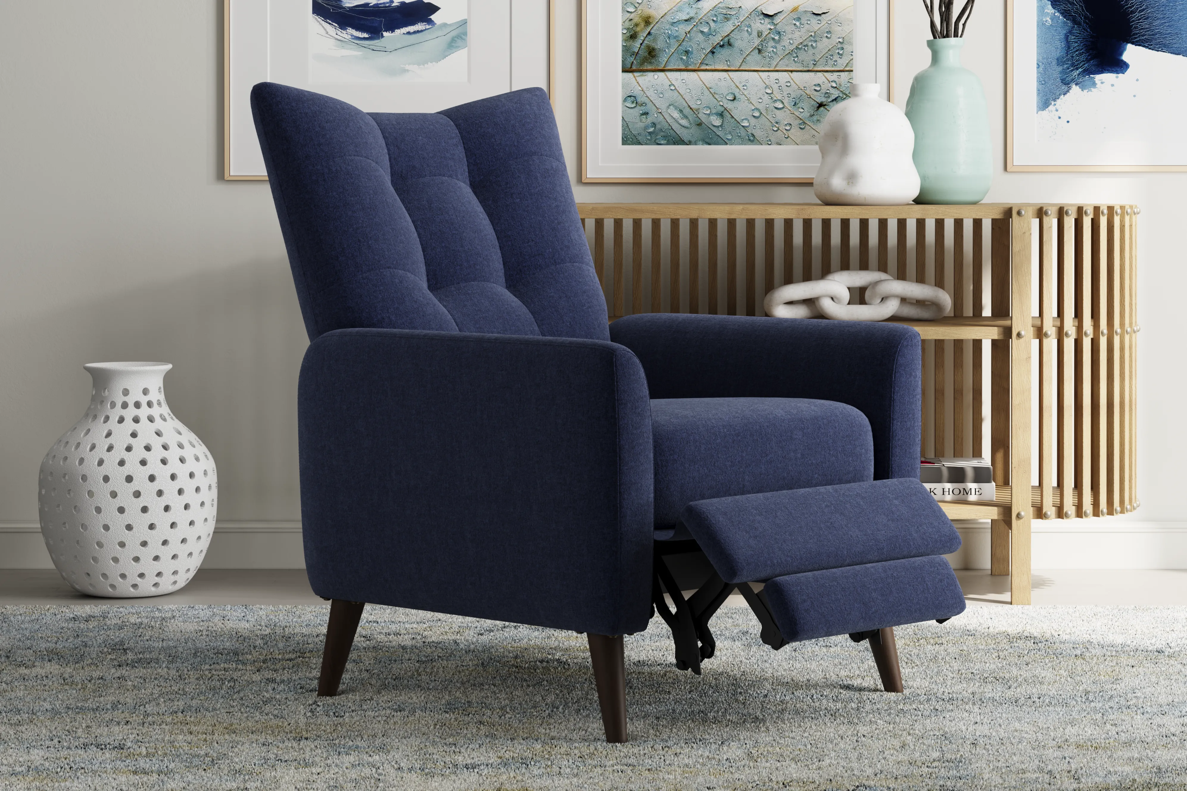 Bethany Ink Push Back Recliner - Thumbnail - Image 3