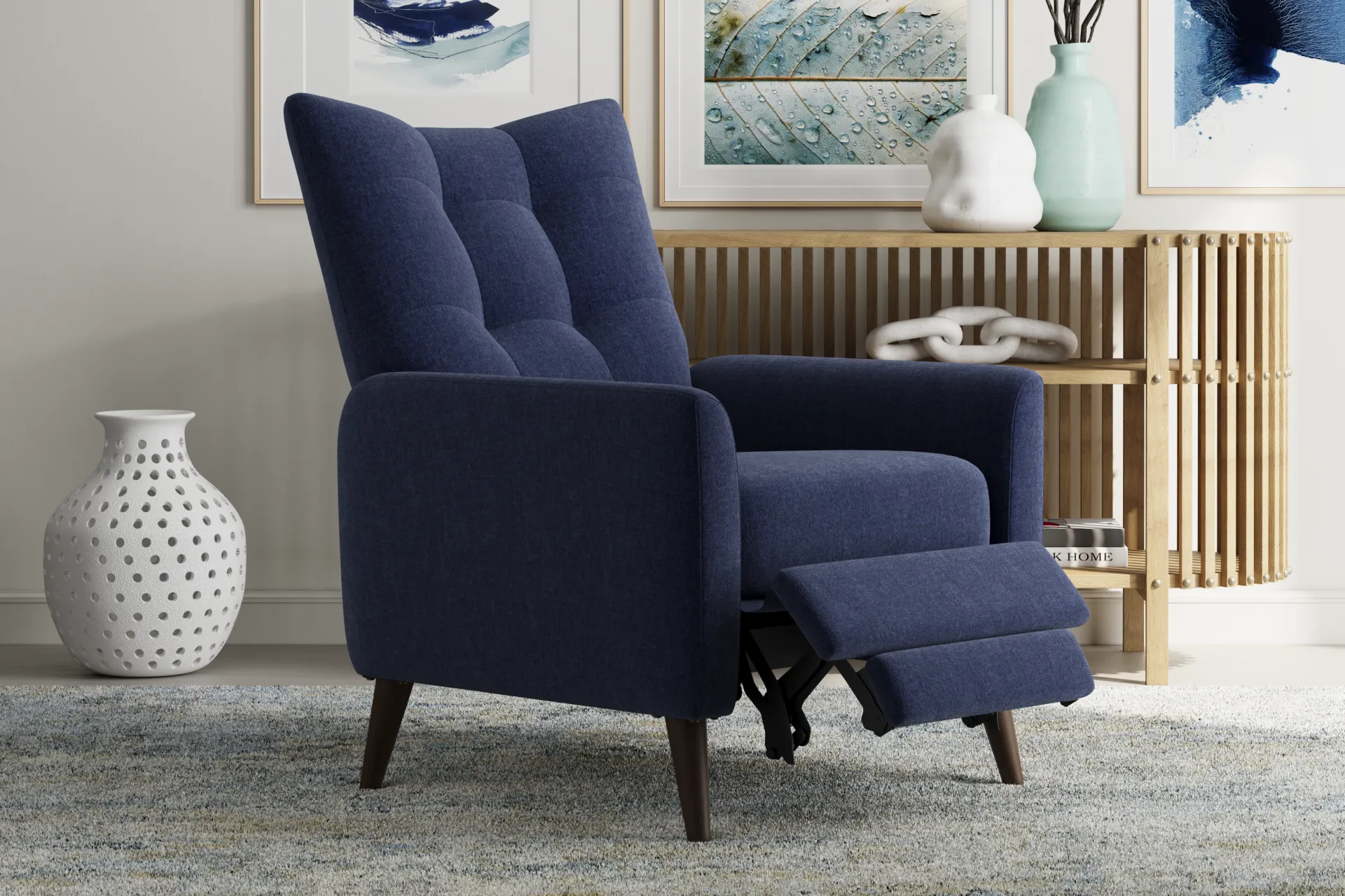 Bethany Ink Push Back Recliner - Image 3
