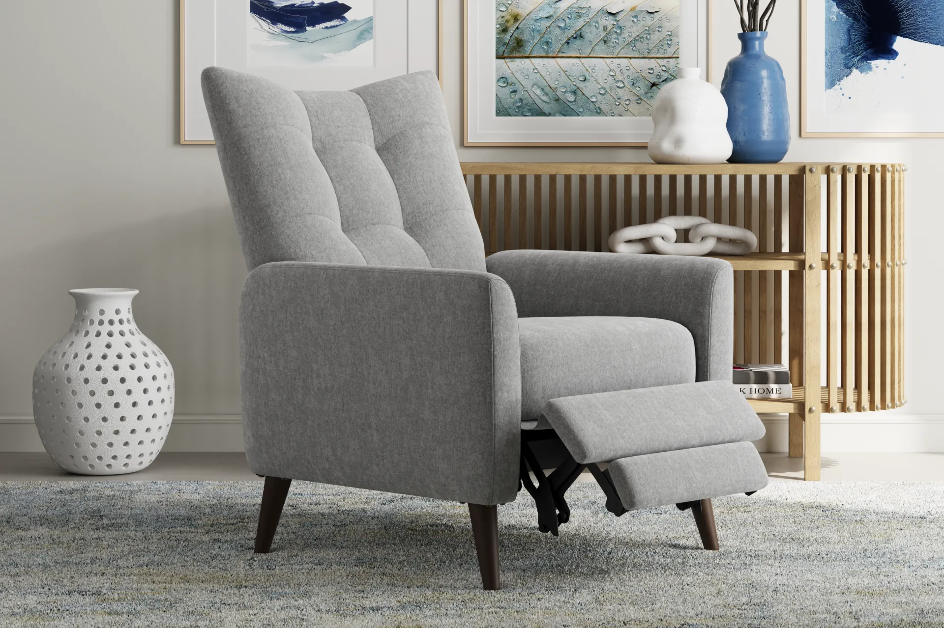 Bethany Ash Push Back Recliner - Image 4