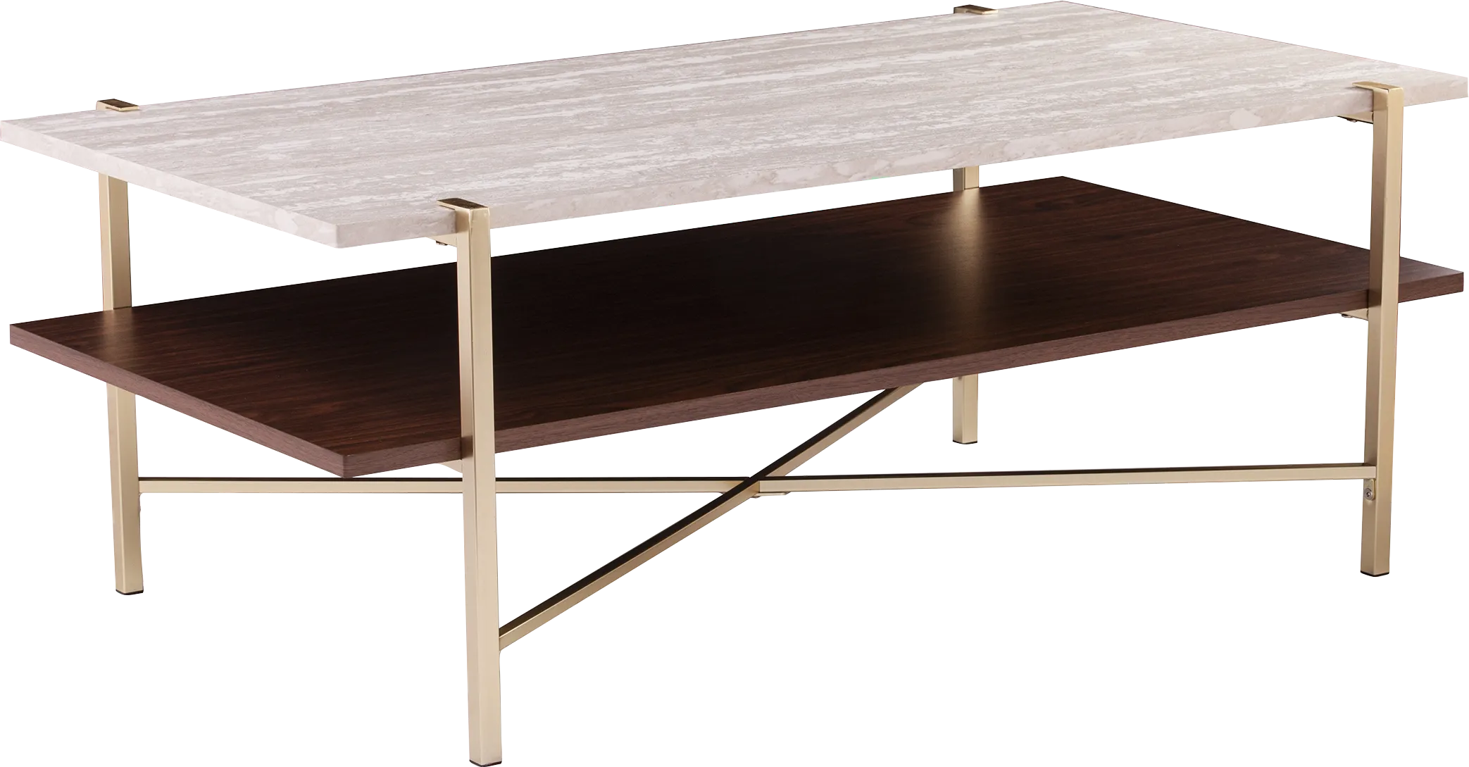 Journeyville White Cocktail Table - Thumbnail - Image 1