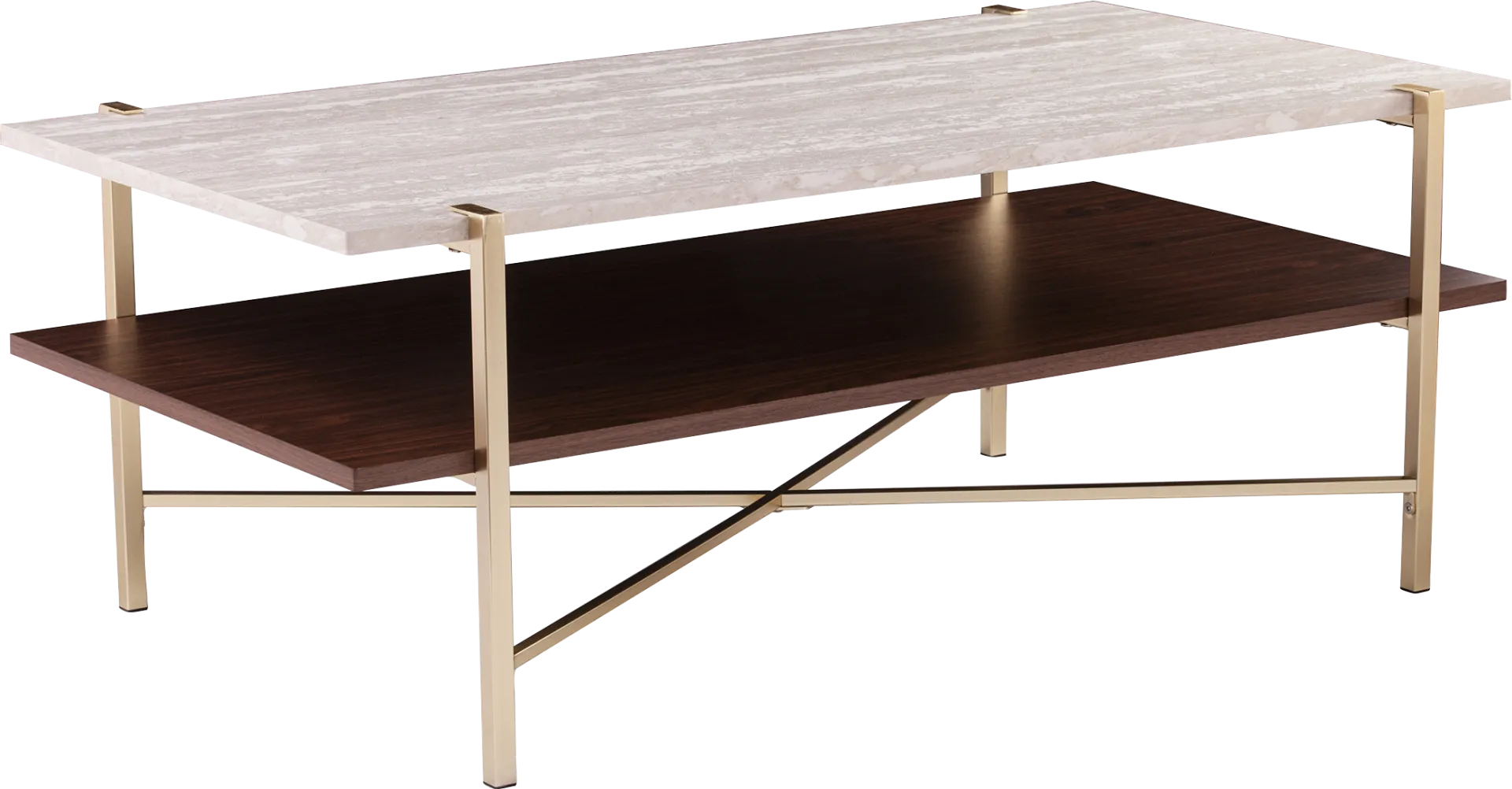 Journeyville White Cocktail Table - Image 1