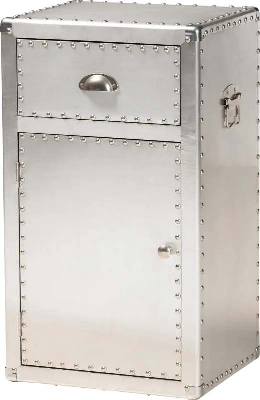 Enoree Silver Accent Cabinet