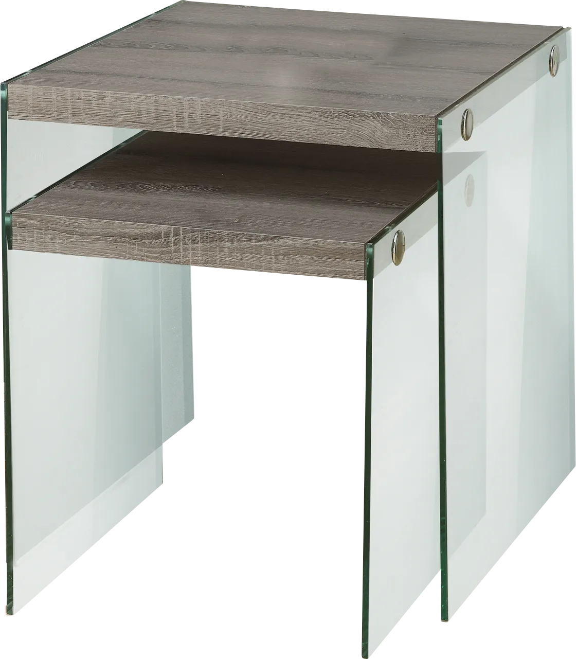 Housely Taupe Nesting Tables - Image 1