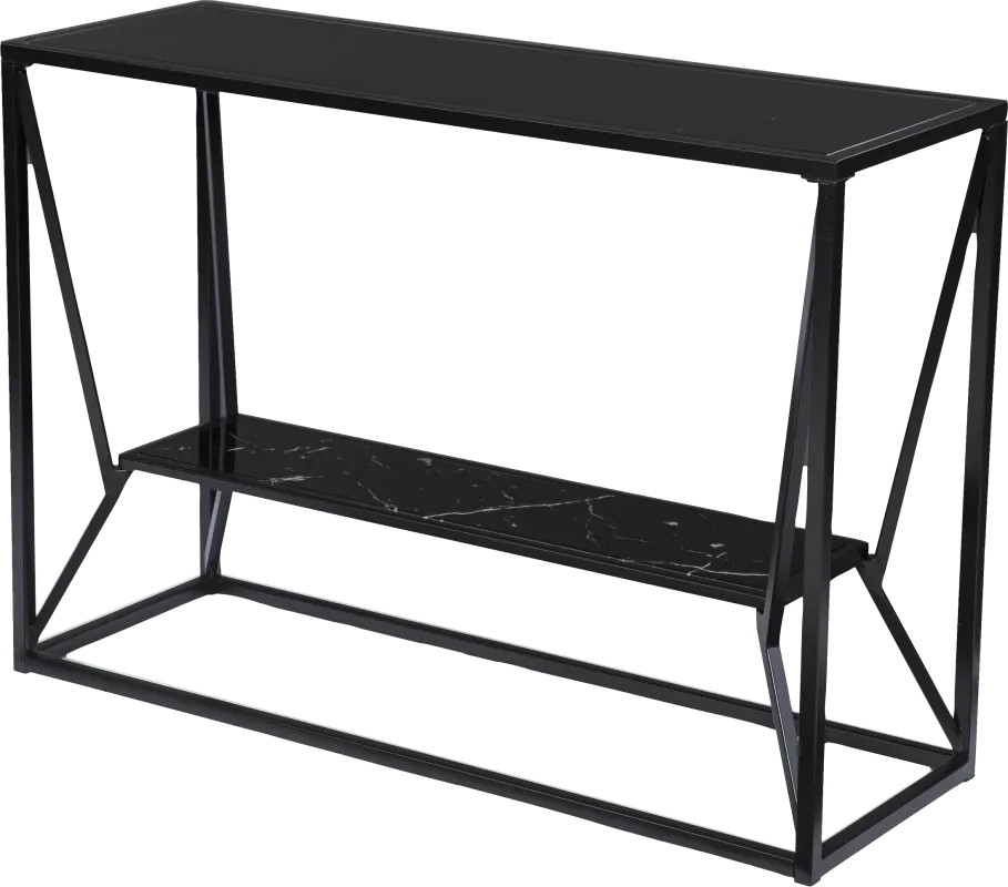 Longspur Black Sofa Table