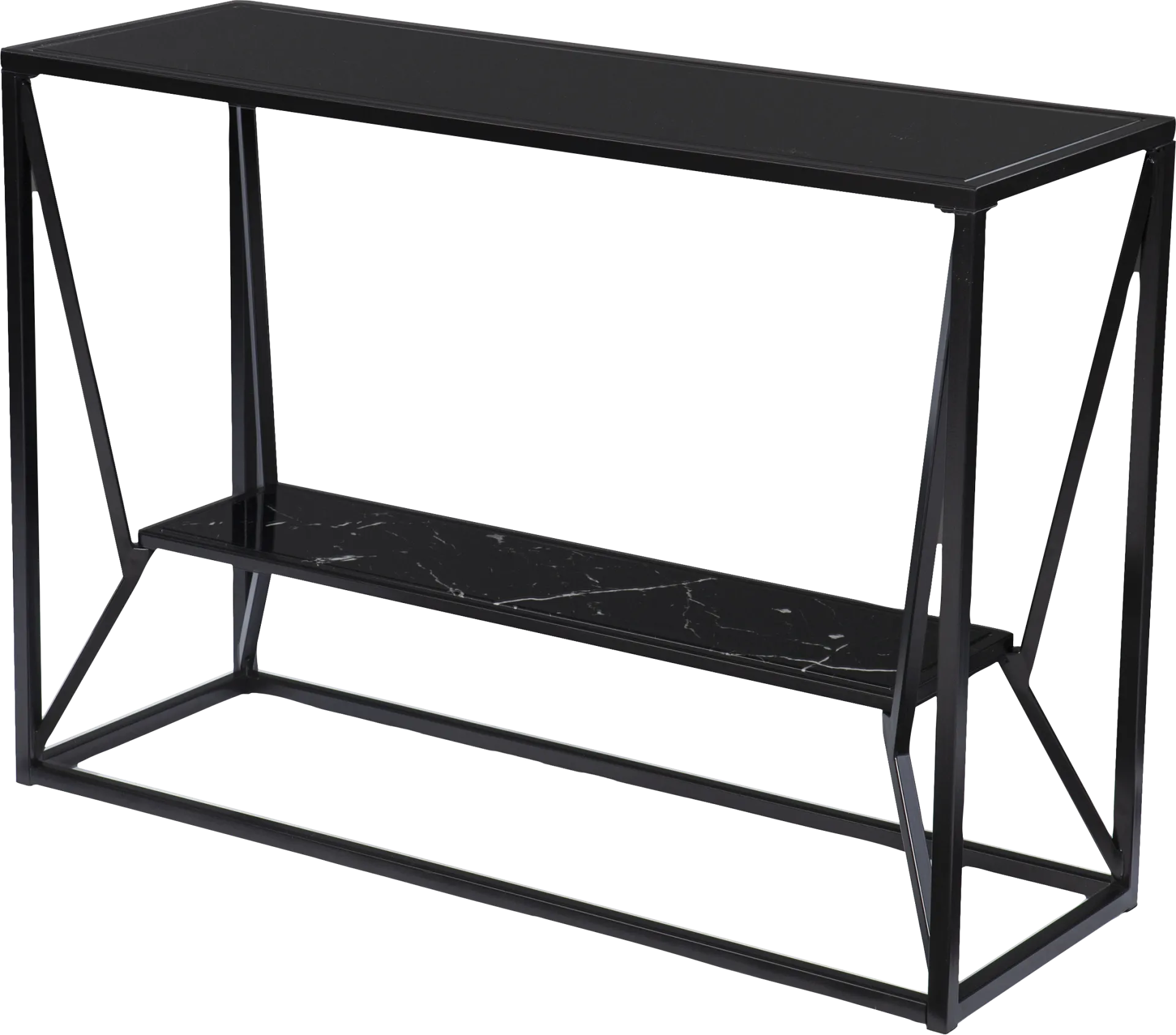 Longspur Black Sofa Table - Image 1