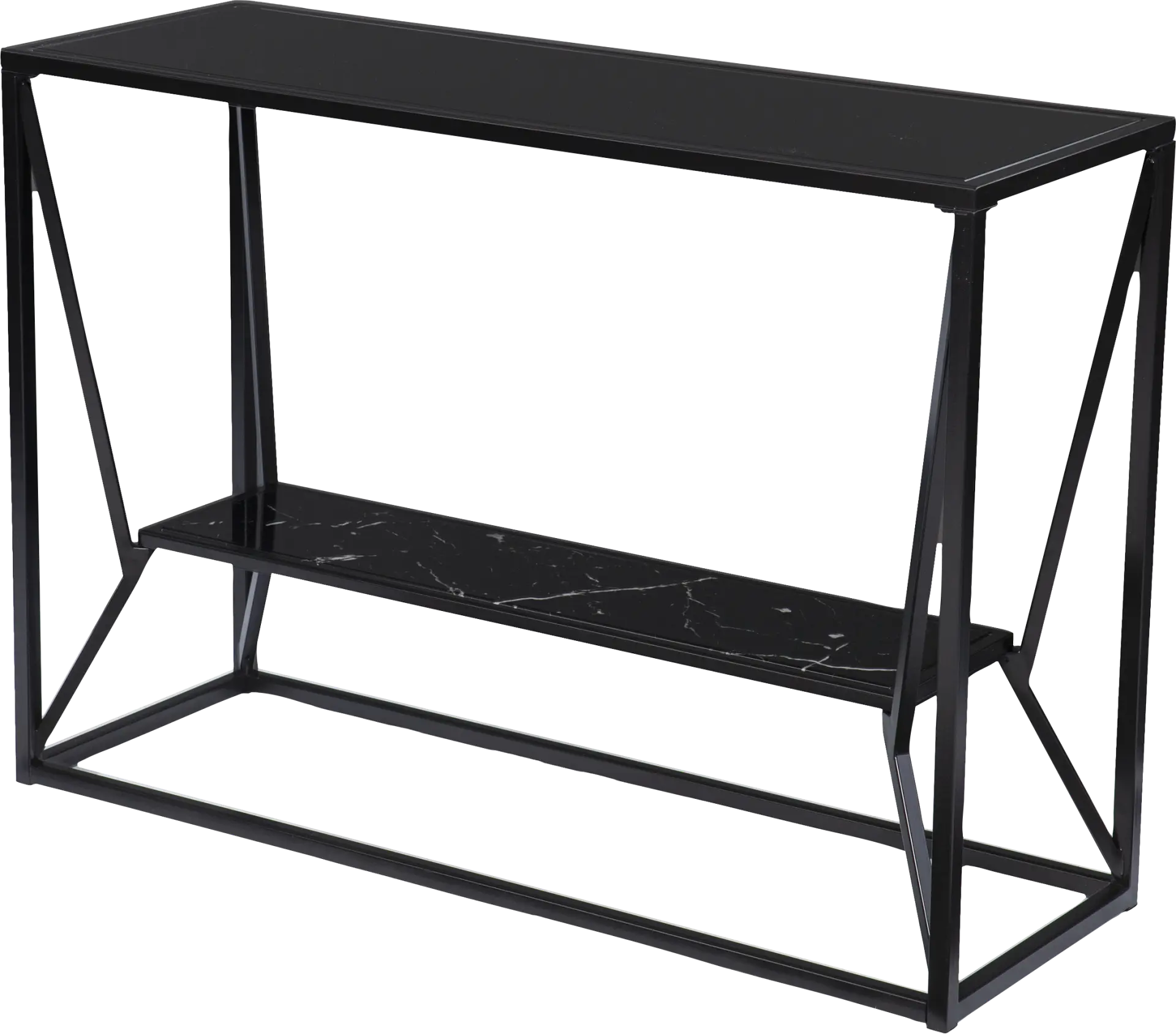 Longspur Black Sofa Table