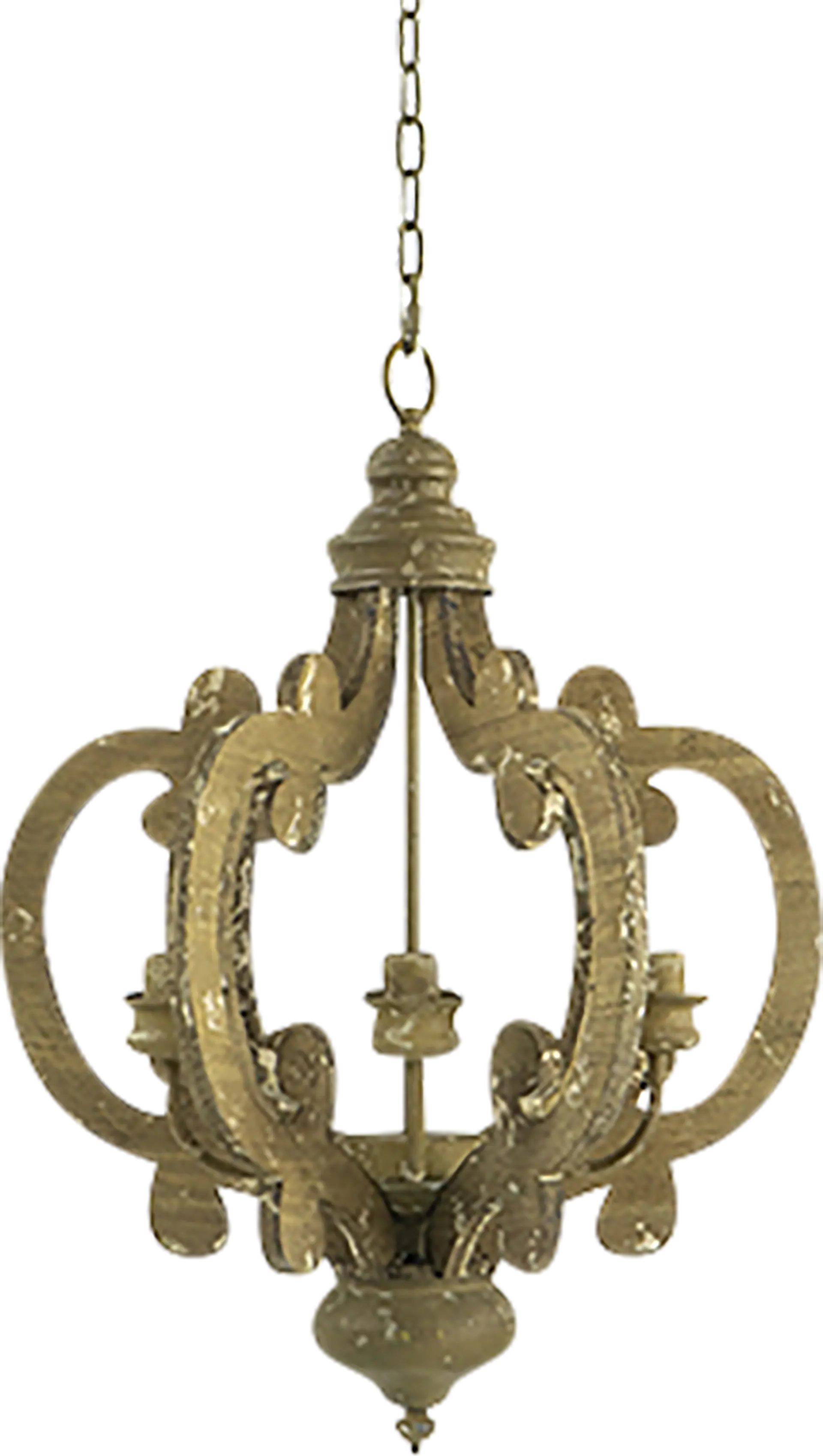 Leda Post Natural Chandelier
