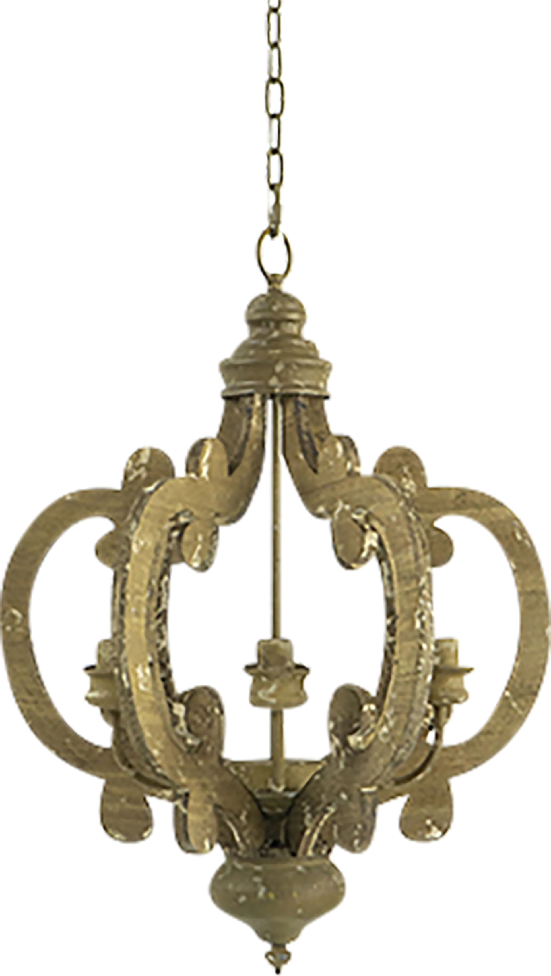 Leda Post Natural Chandelier - Image 1