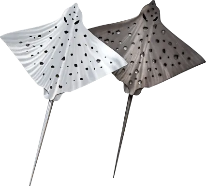 Stingray II Brown Indoor/Outdoor Wall Art