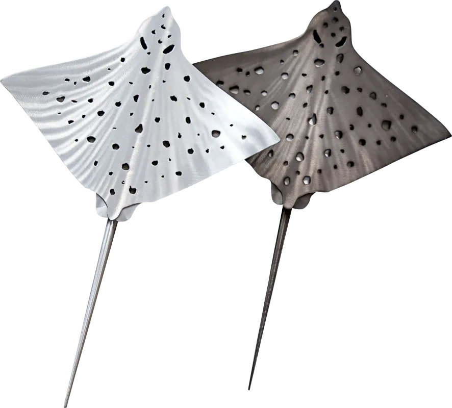 Stingray II Brown Indoor/Outdoor Wall Art