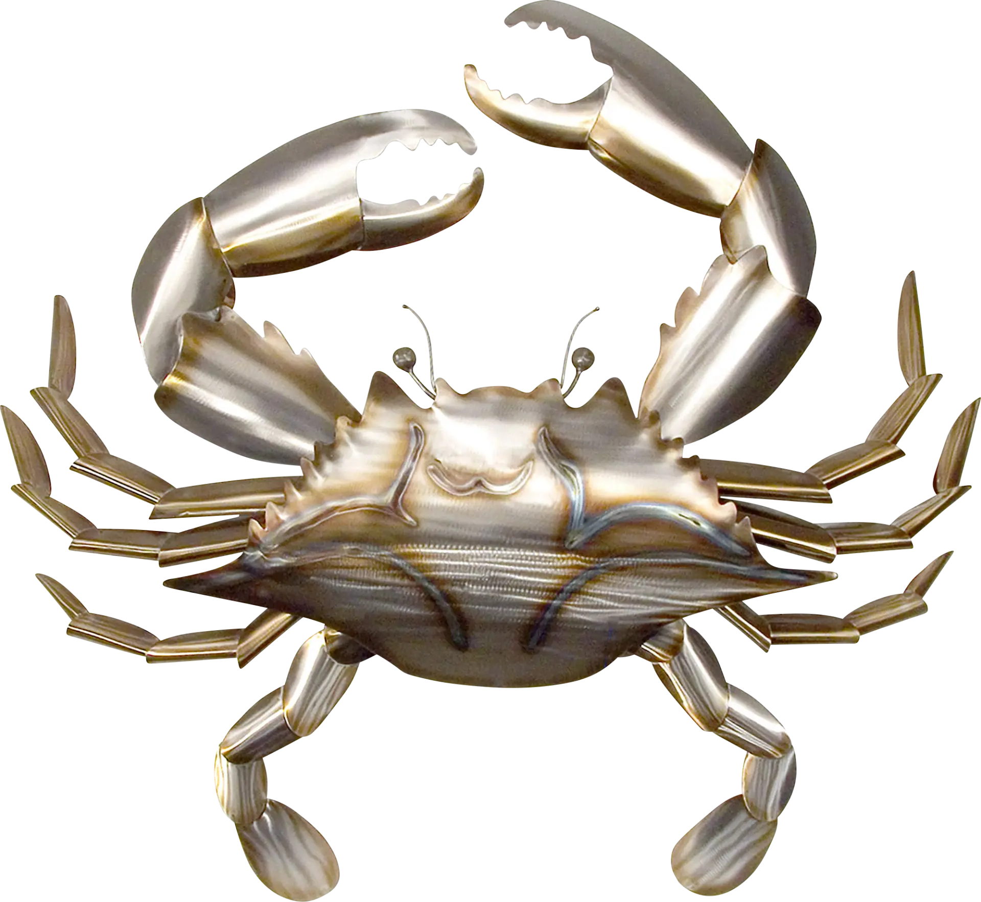 Sea Crab Silver Indoor/Outdoor Wall Art