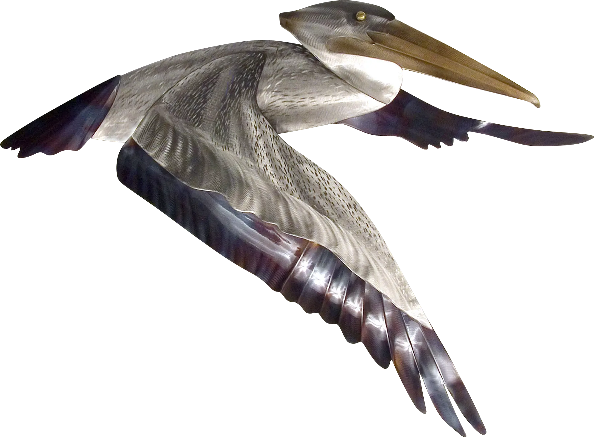 Mincho III Silver Indoor/Outdoor Wall Art