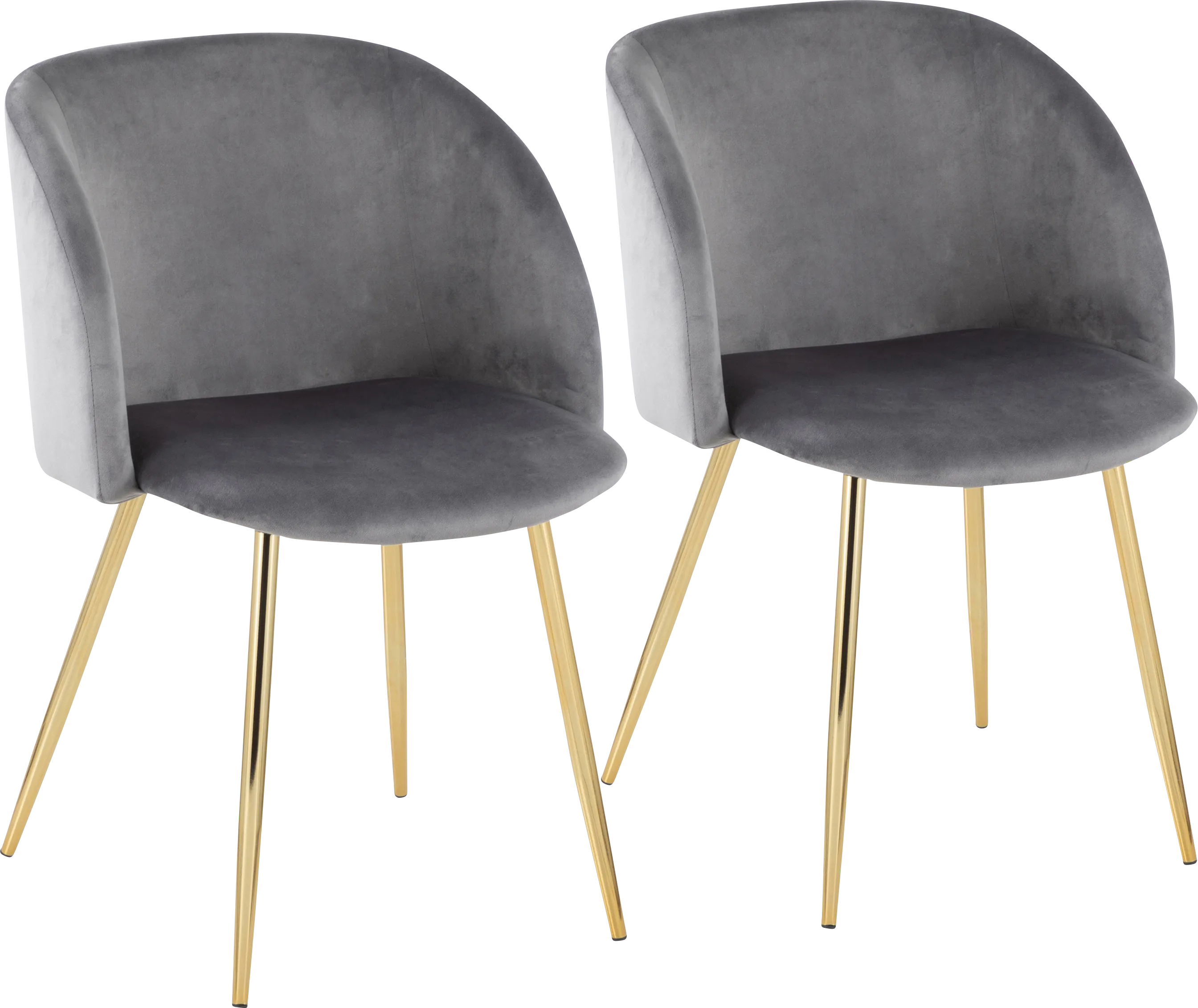 Roxton Silver Side Chair Set of 2 - Thumbnail - Image 1