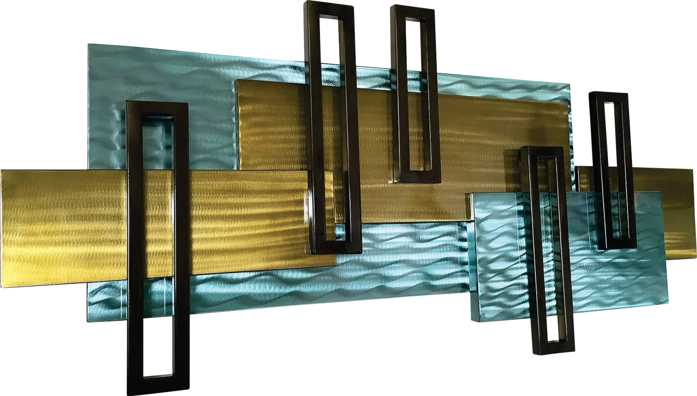 Cherrelle Blue Indoor/Outdoor Wall Art