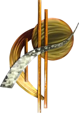 Edenia Brown Indoor/Outdoor Wall Art