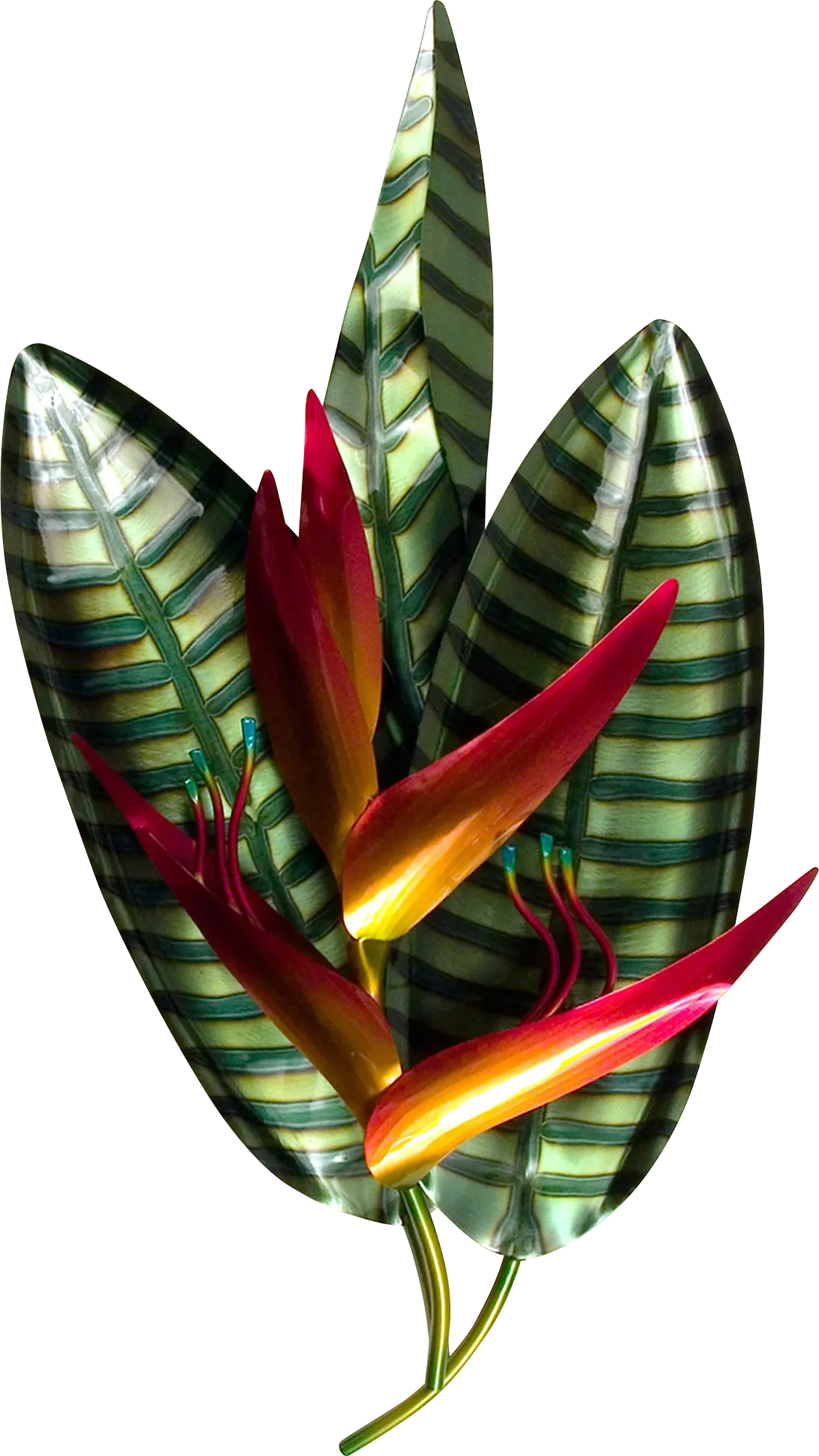 Nazmin Green Indoor/Outdoor Wall Art - Image 1