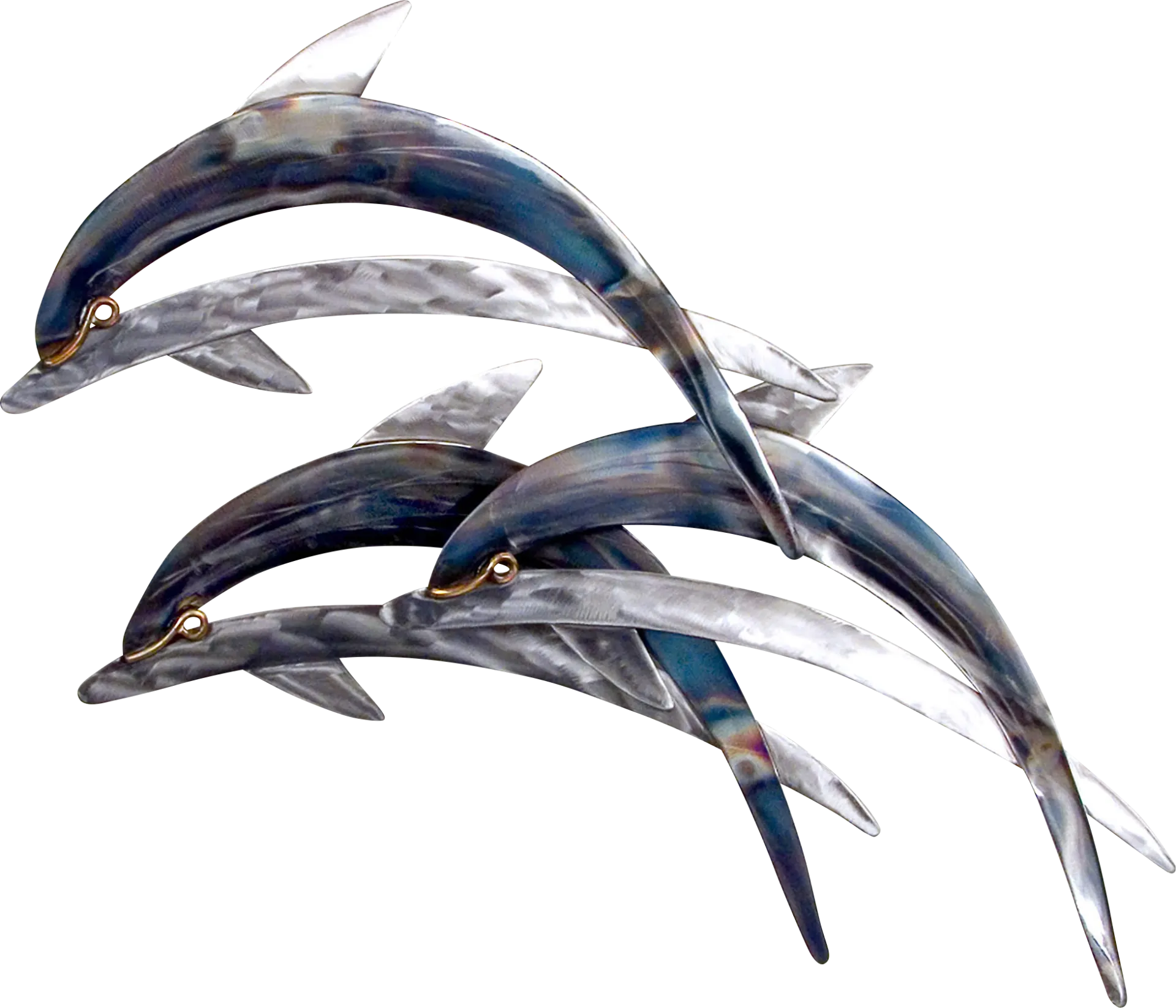 Dolphins III Blue Indoor/Outdoor Wall Decor - Image 1