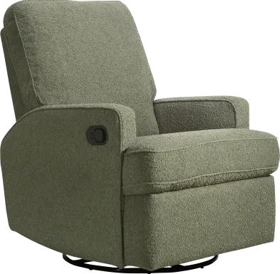 Nursery Esnyx Green Swivel Recliner