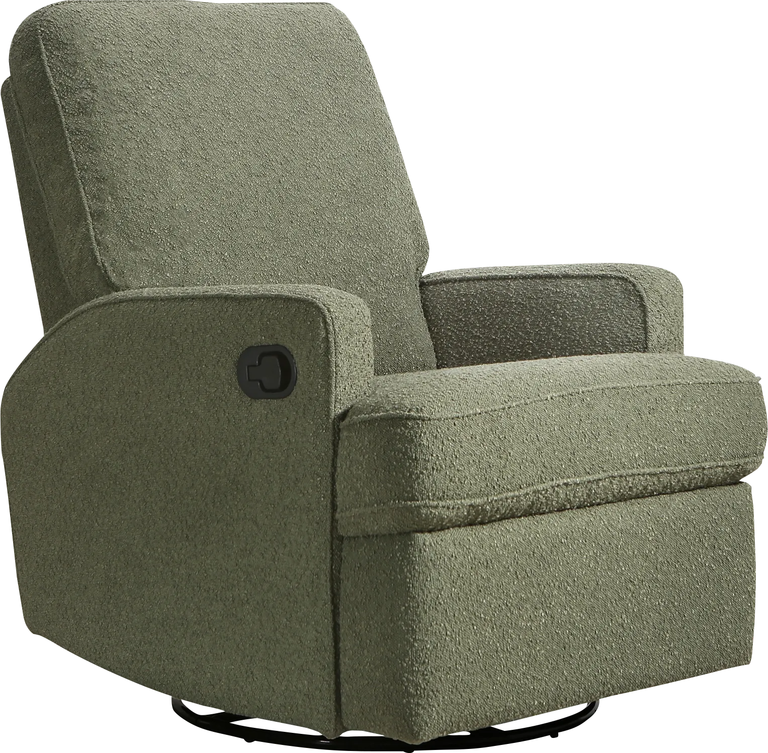 Nursery Esnyx Green Swivel Recliner - Image 1