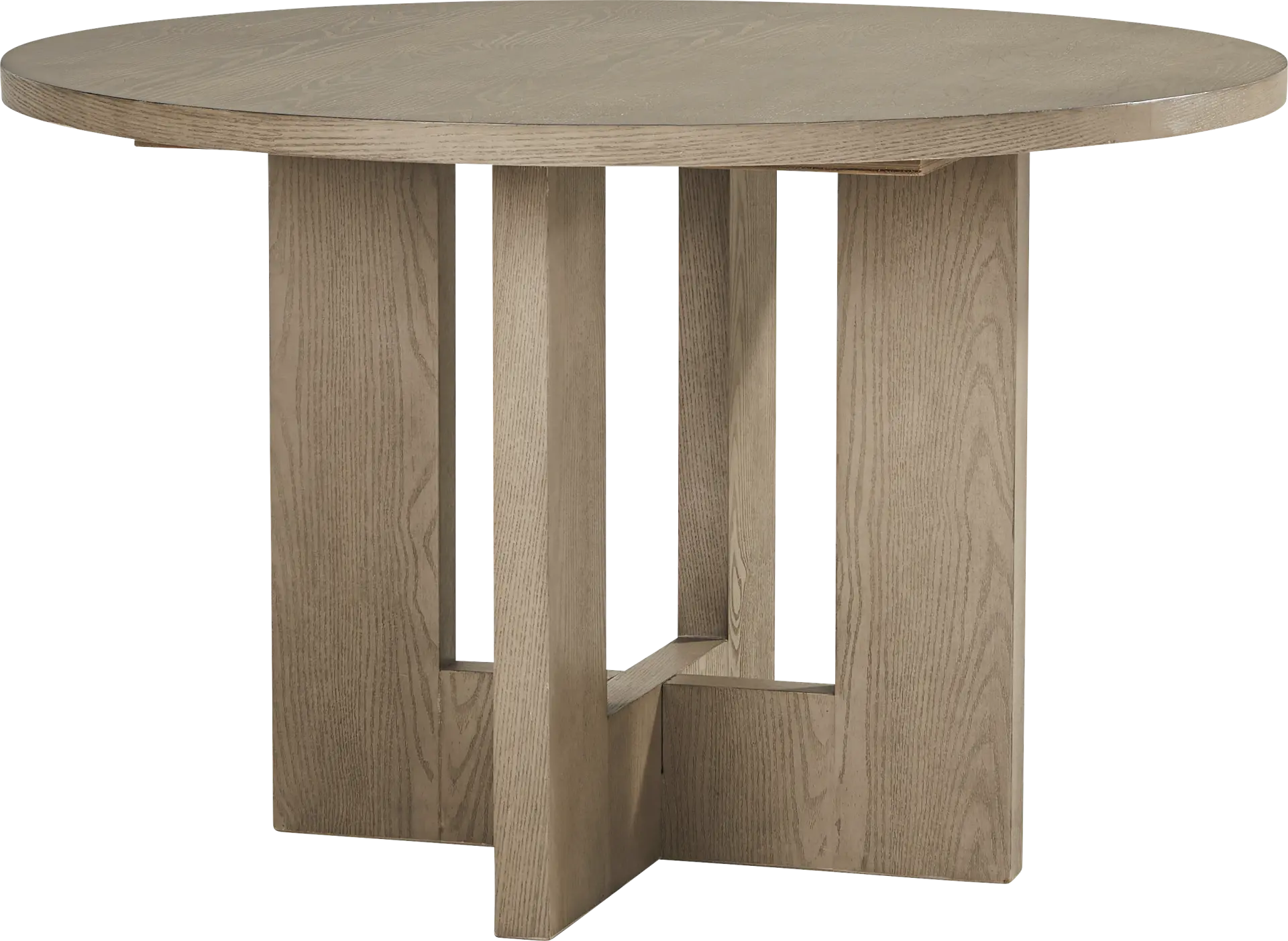 Rosolli Gray Round Dining Table