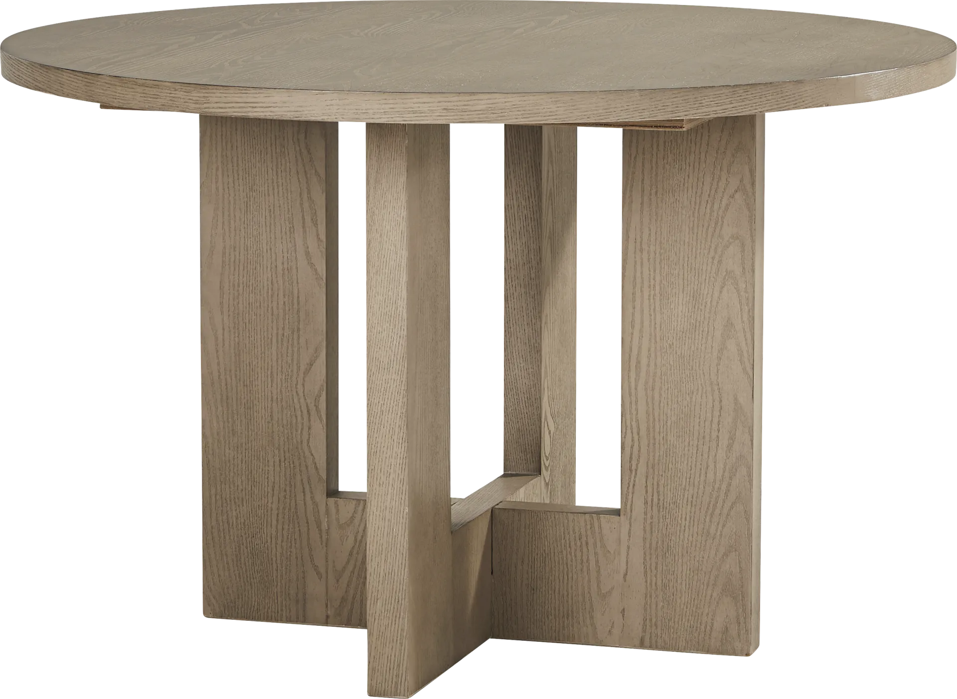 Rosolli Gray 5 Pc Round Dining Room with Gray Upholstered Chairs - Image 2