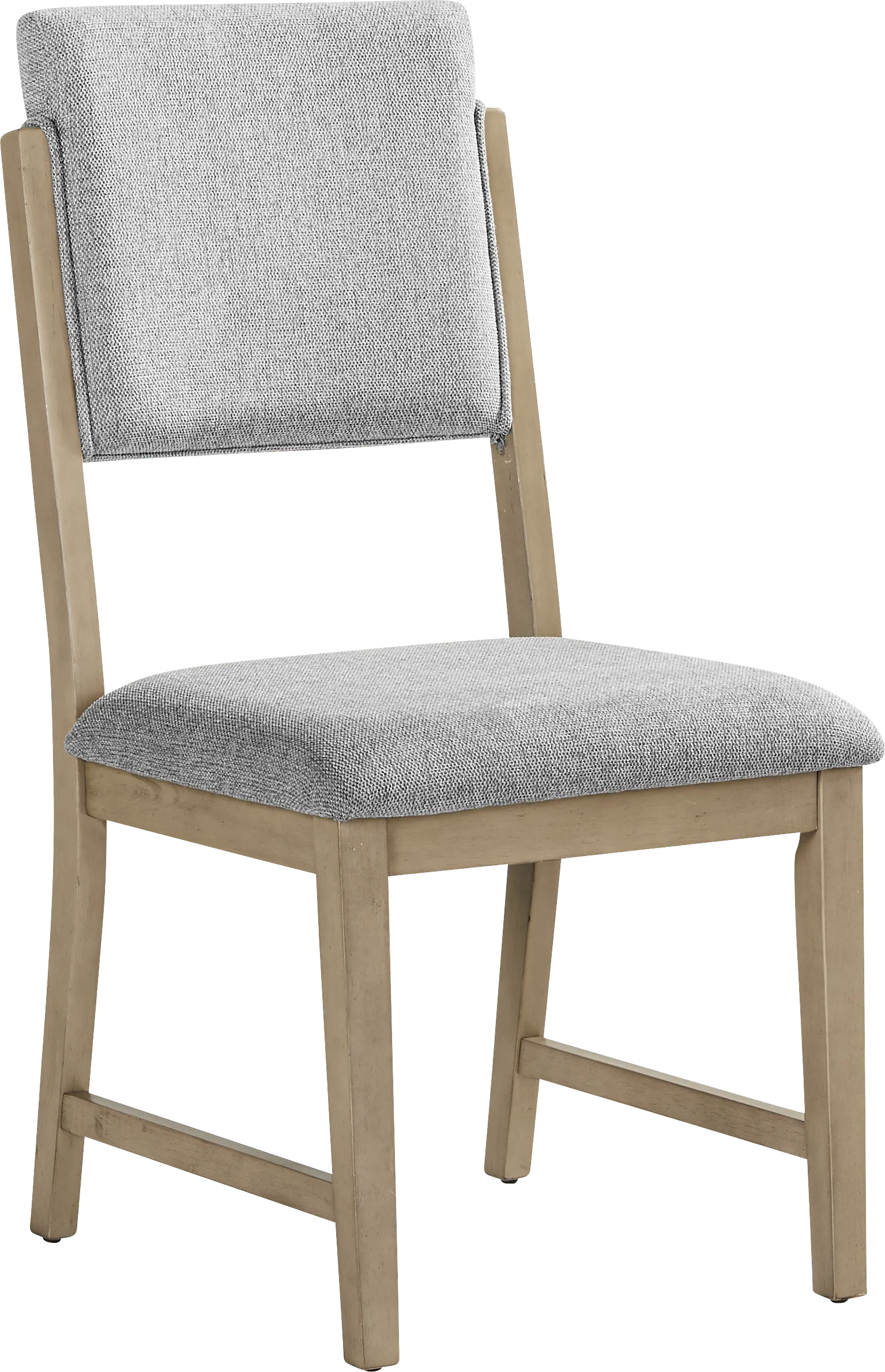Rosolli Gray Side Chair with Gray Legs - Image 1