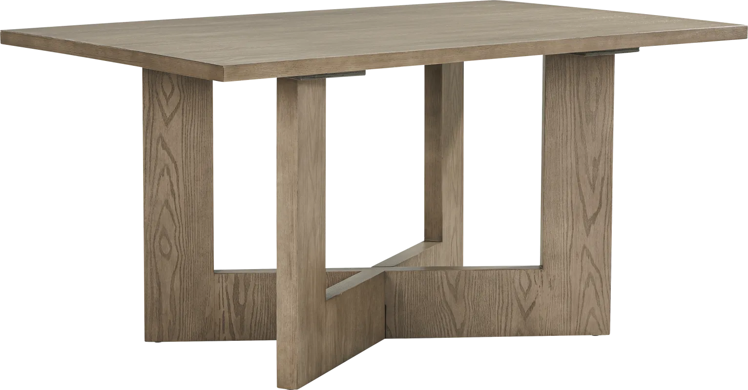 Rosolli Gray Rectangular Dining Table