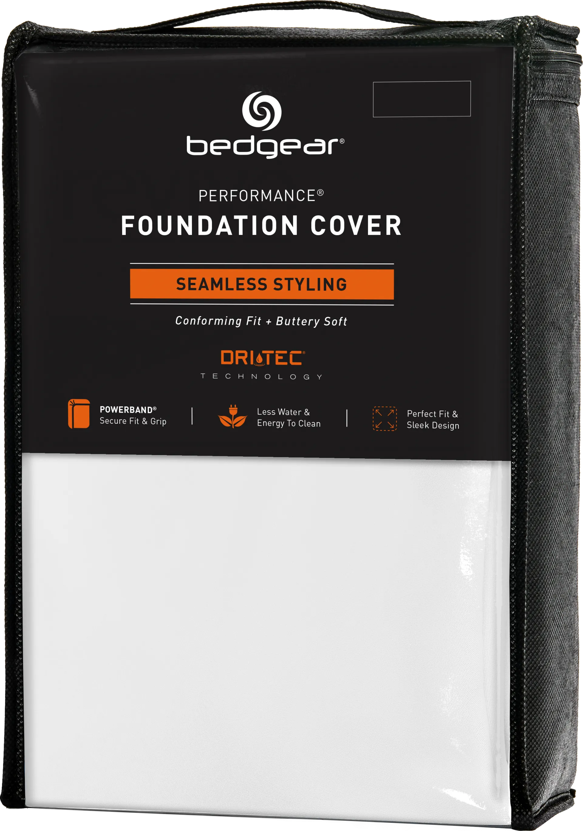 Bedgear Dri-Tec Bright White California King Box Spring Wrap - Image 1