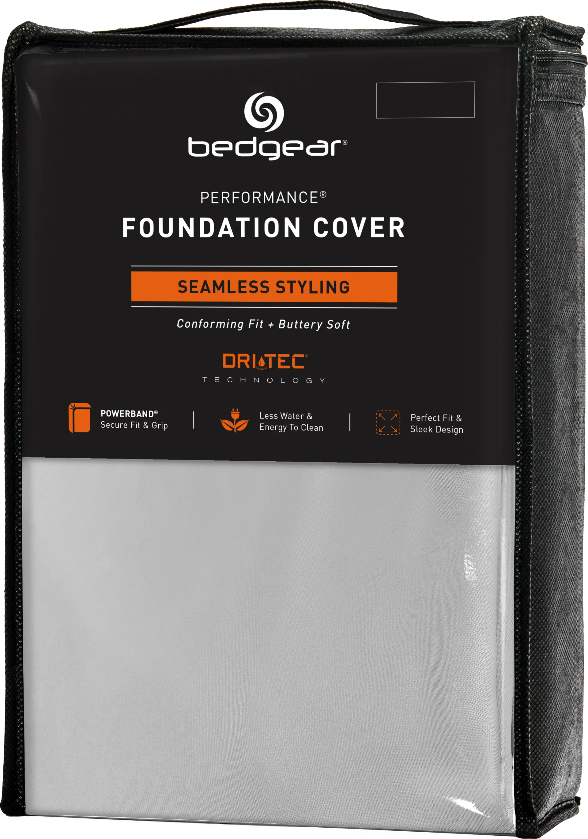 Bedgear Dri-Tec Light Gray King Box Spring Wrap - Image 1