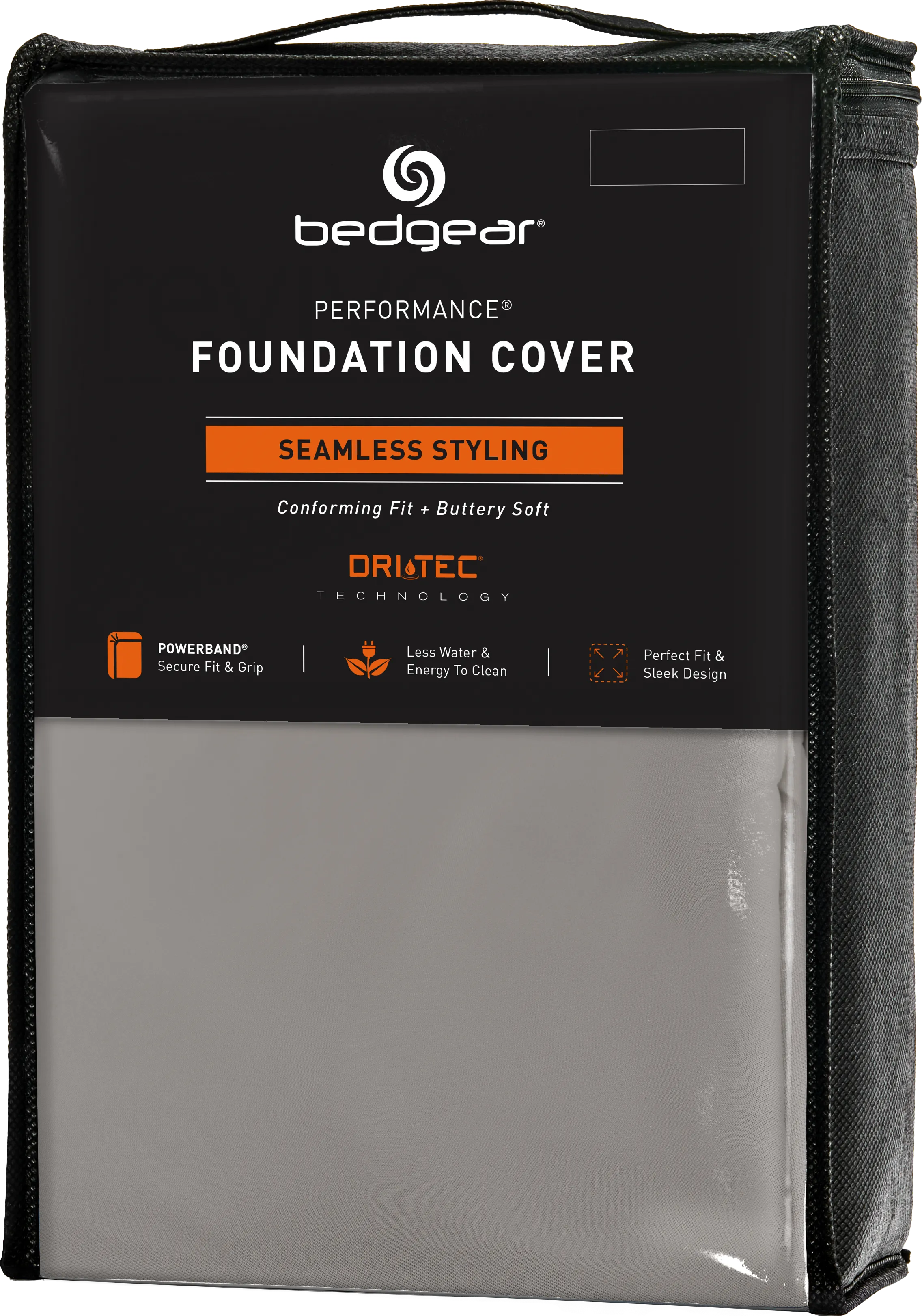 Bedgear Dri-Tec Gray Queen Box Spring Wrap - Thumbnail - Image 1