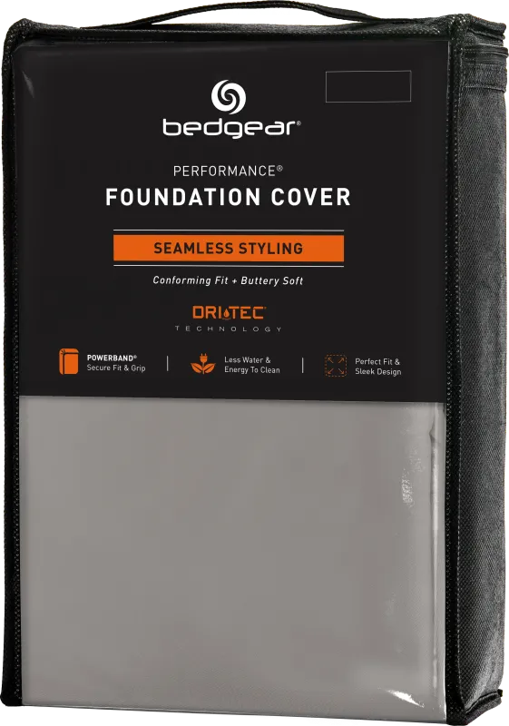 Bedgear Dri-Tec Gray Queen Box Spring Wrap