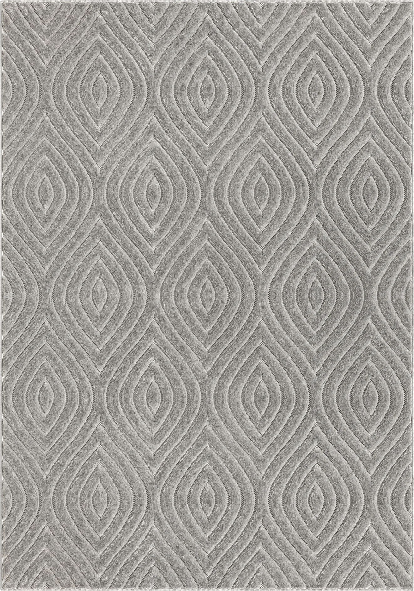 Abbour Light Gray 7'10 x 9'10 Indoor,Outdoor Rug - Image 1