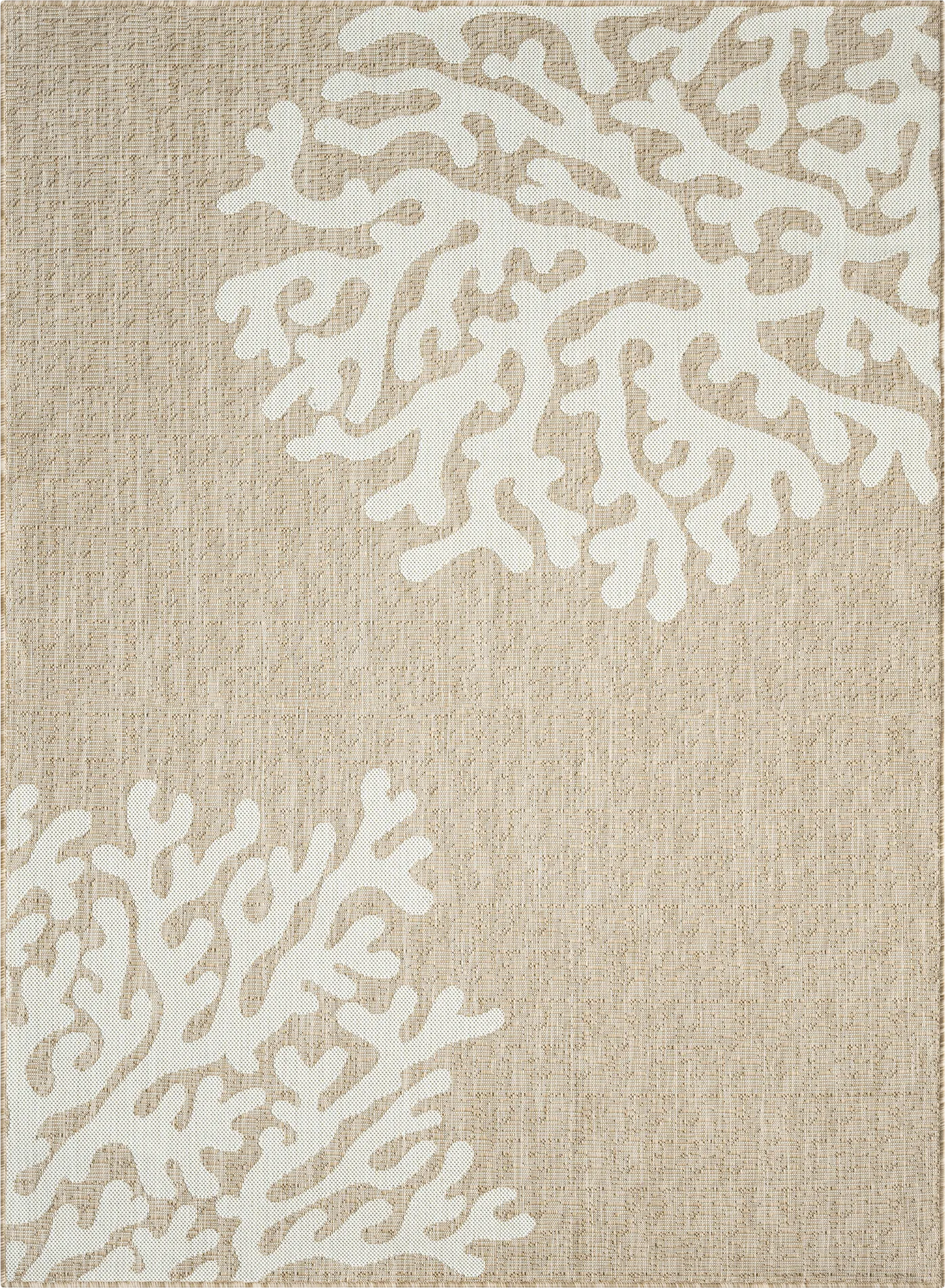 Twilree II Beige 5' x 7' Indoor,Outdoor Rug - Thumbnail - Image 1