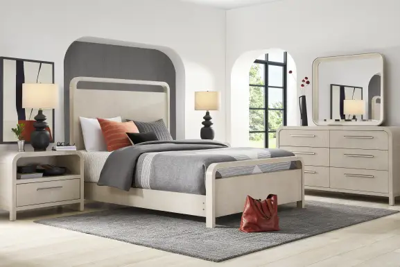 Canyon Light Gray 5 Pc King Panel Bedroom