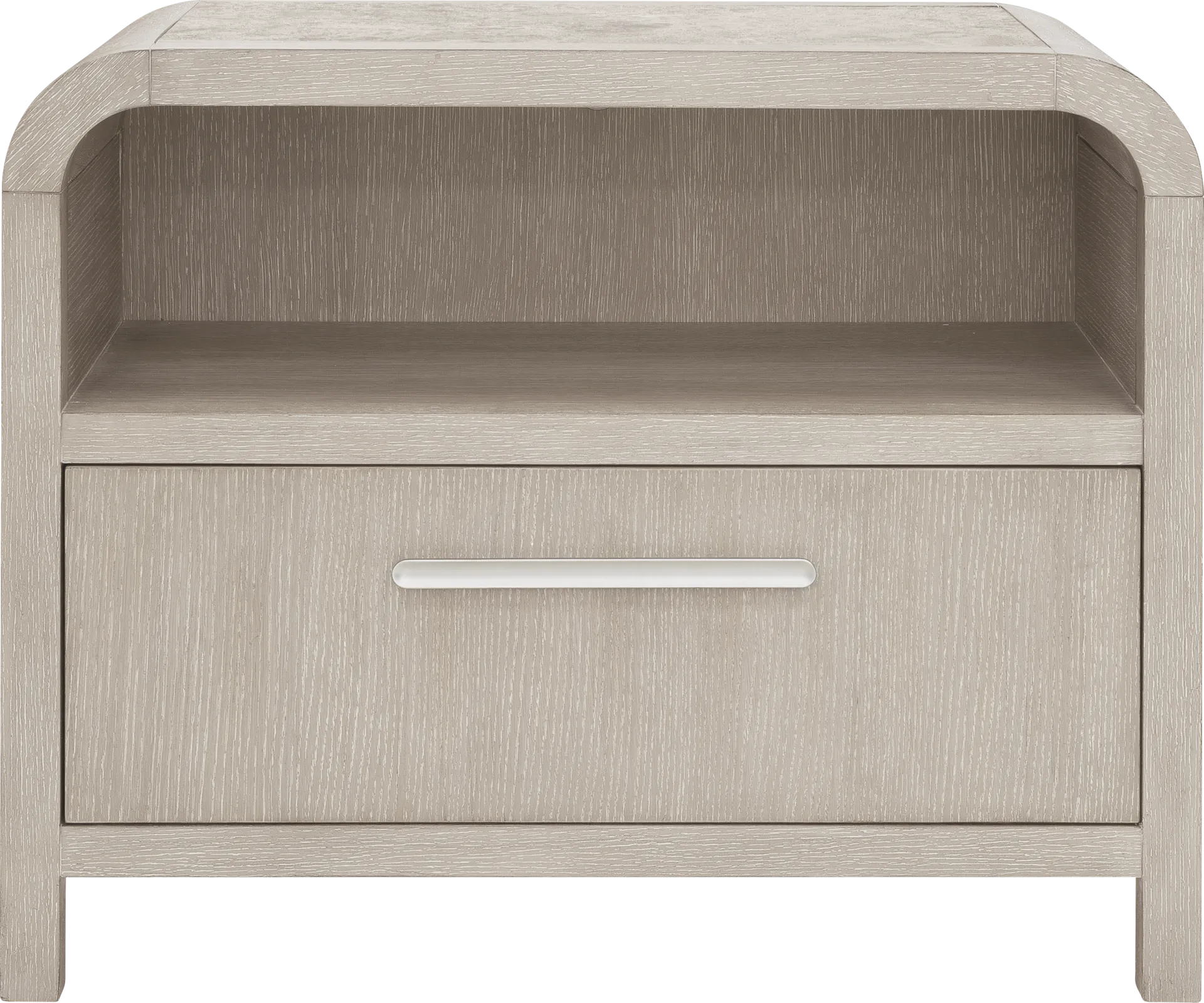 Canyon Light Gray Nightstand - Image 1