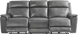 2 pc dual power reclining sofa