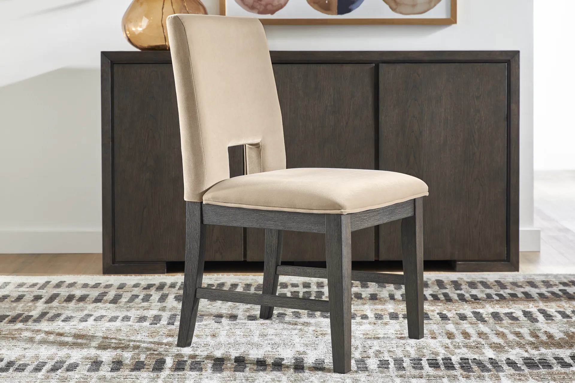 Angelica Tan Side Chair - Image 2