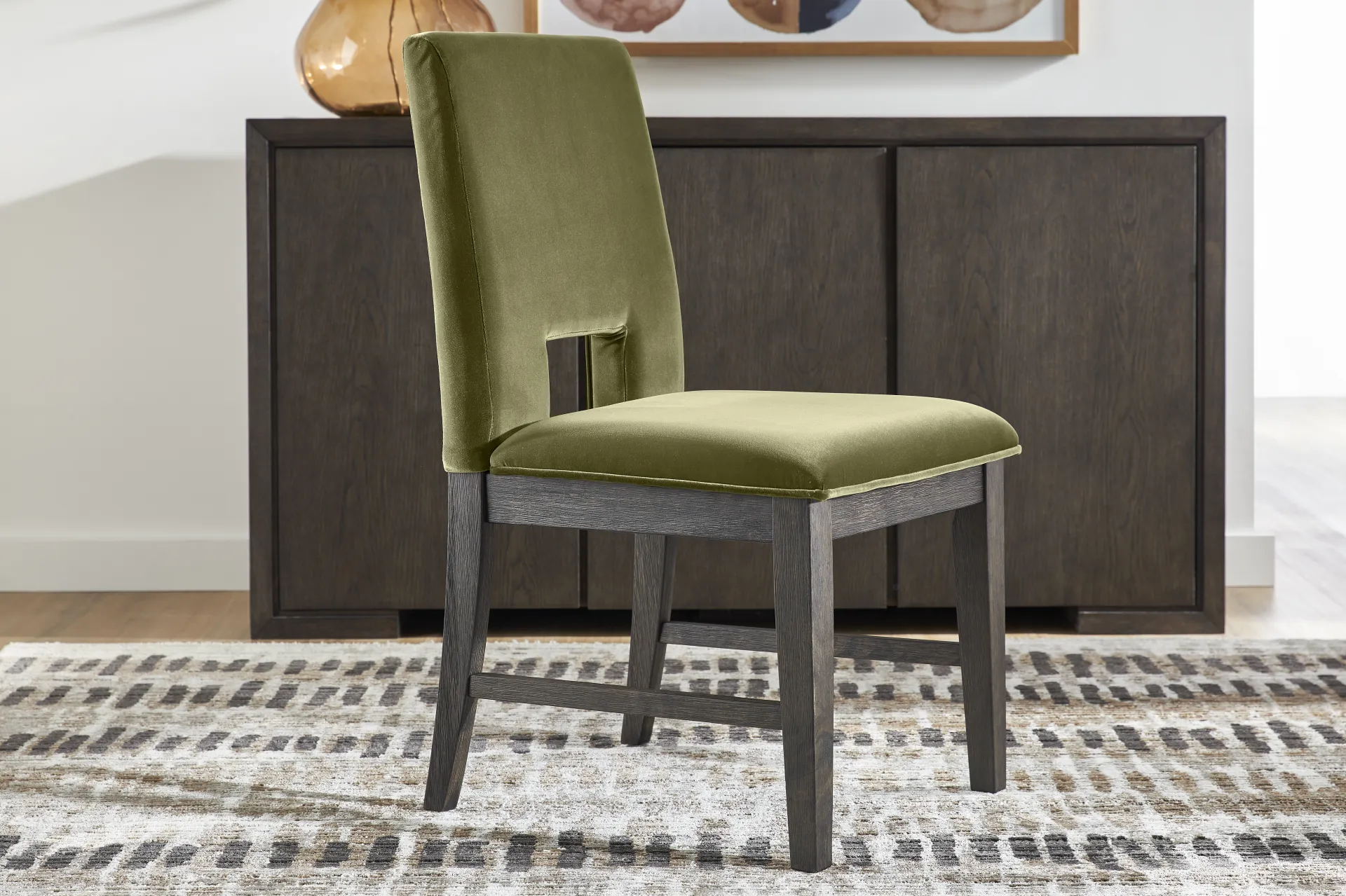 Angelica Green Side Chair - Image 3