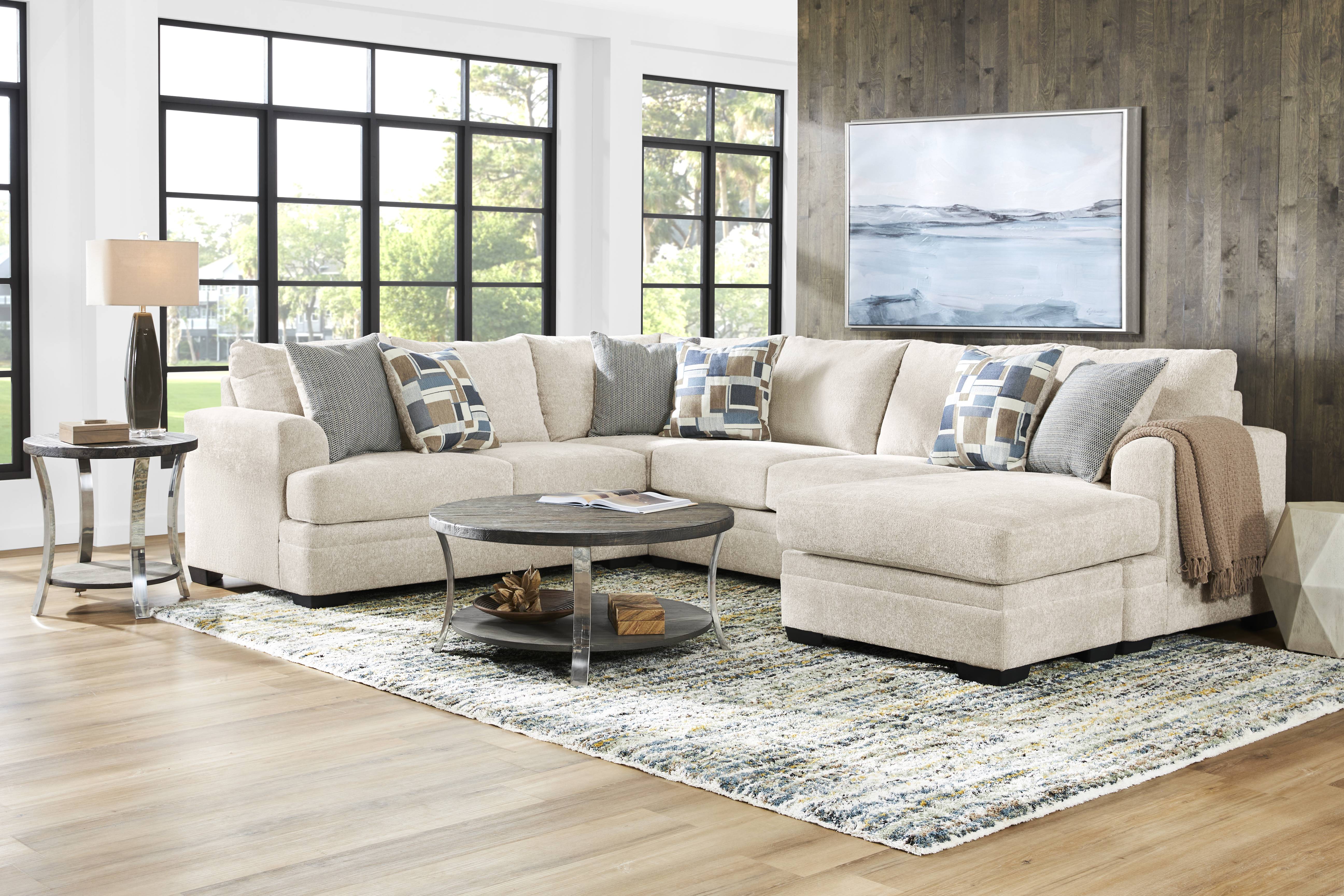 Copley Place Linen 2 Pc Sectional - Thumbnail - Image 2
