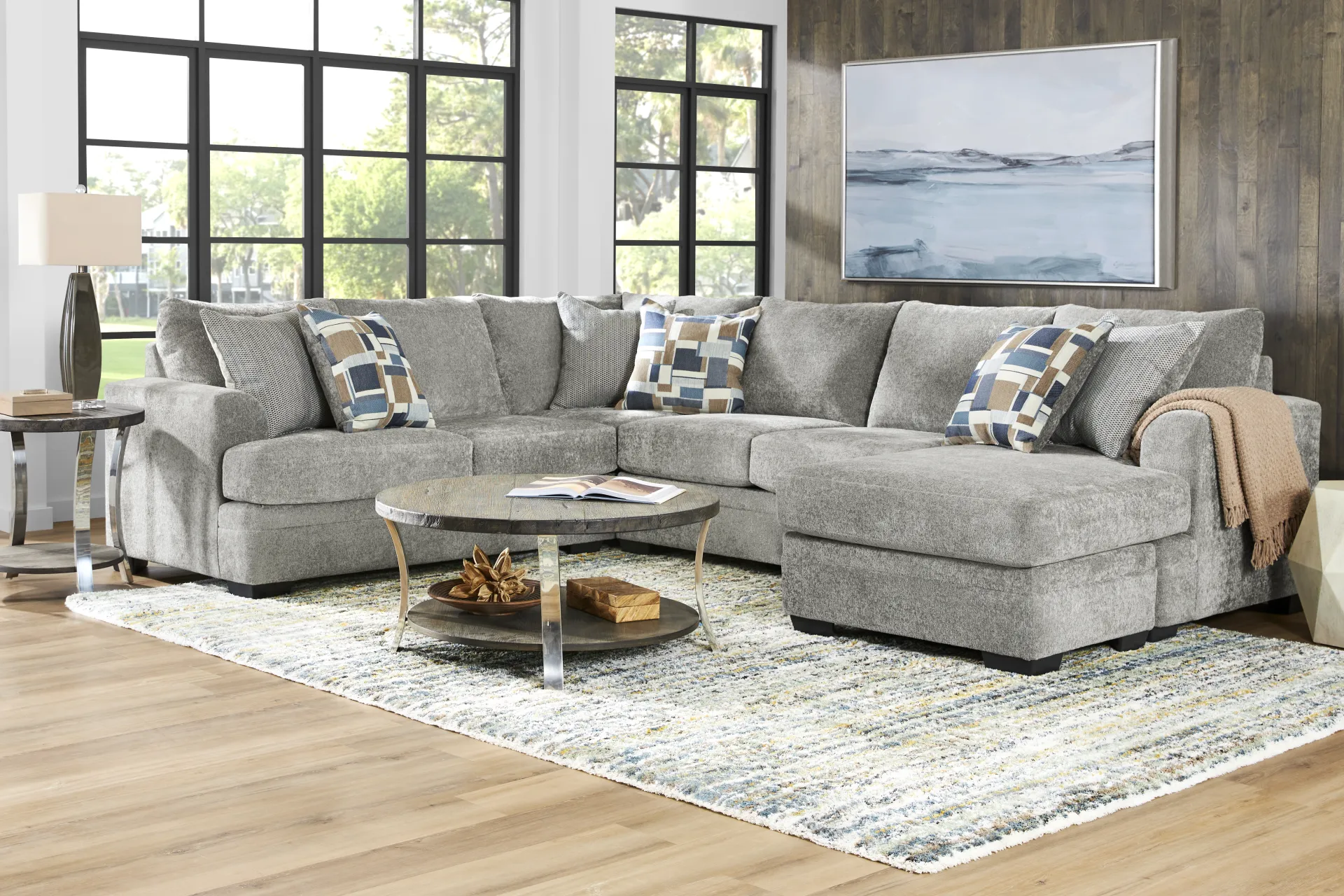 Copley Place Slate 2 Pc Sectional - Image 1