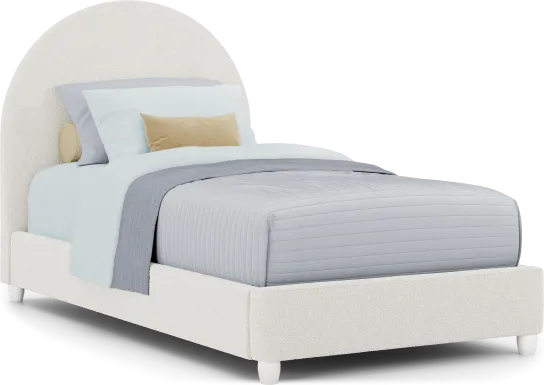 Kids Moonstone Natural Twin Upholstered Bed